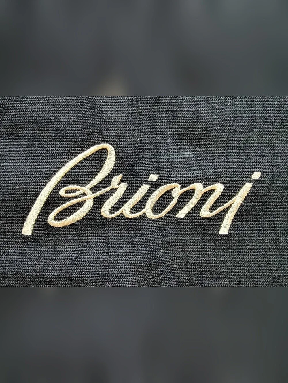 Brioni Garment Bag Black Fabric Folding Travel Suit Storage 42